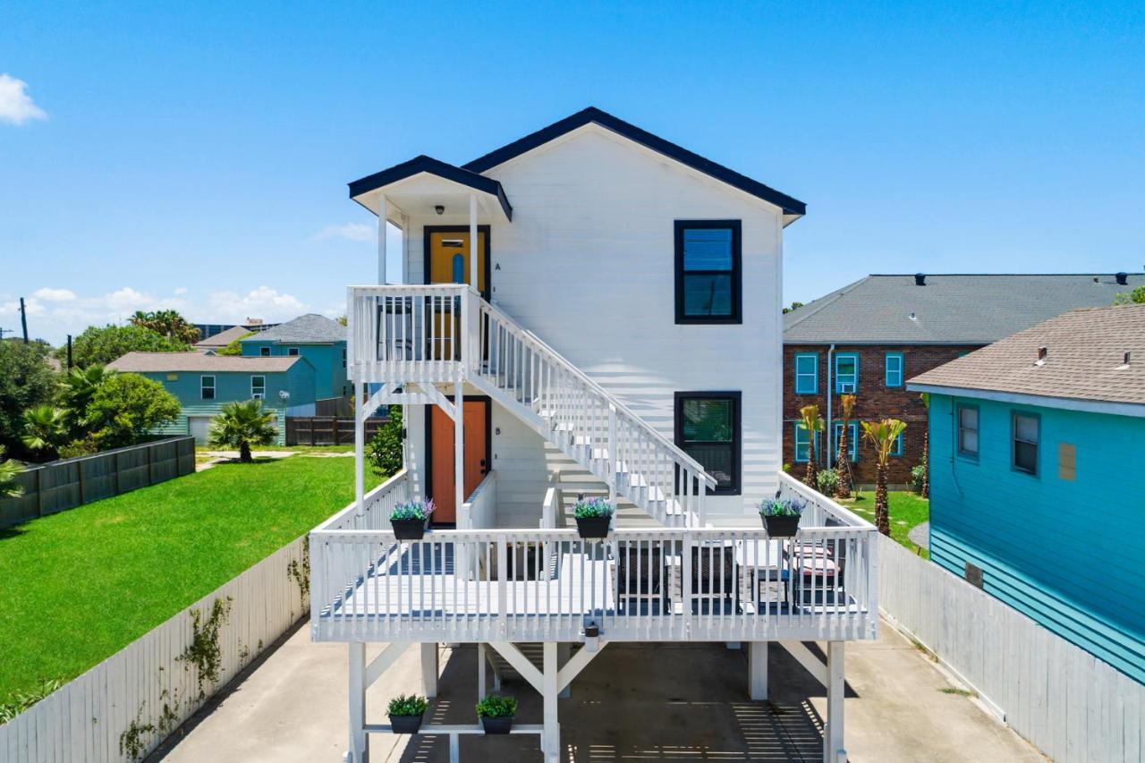 Soleil House - Unit C Villa Galveston Eksteriør billede